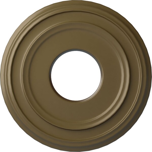 Ekena Millwork Classic Ceiling Medallion (Fits Canopies up to 7 1/4"), 12 3/8"OD x 4"ID x 1 1/8"P, Mississippi Mud CM12CLMMF - main